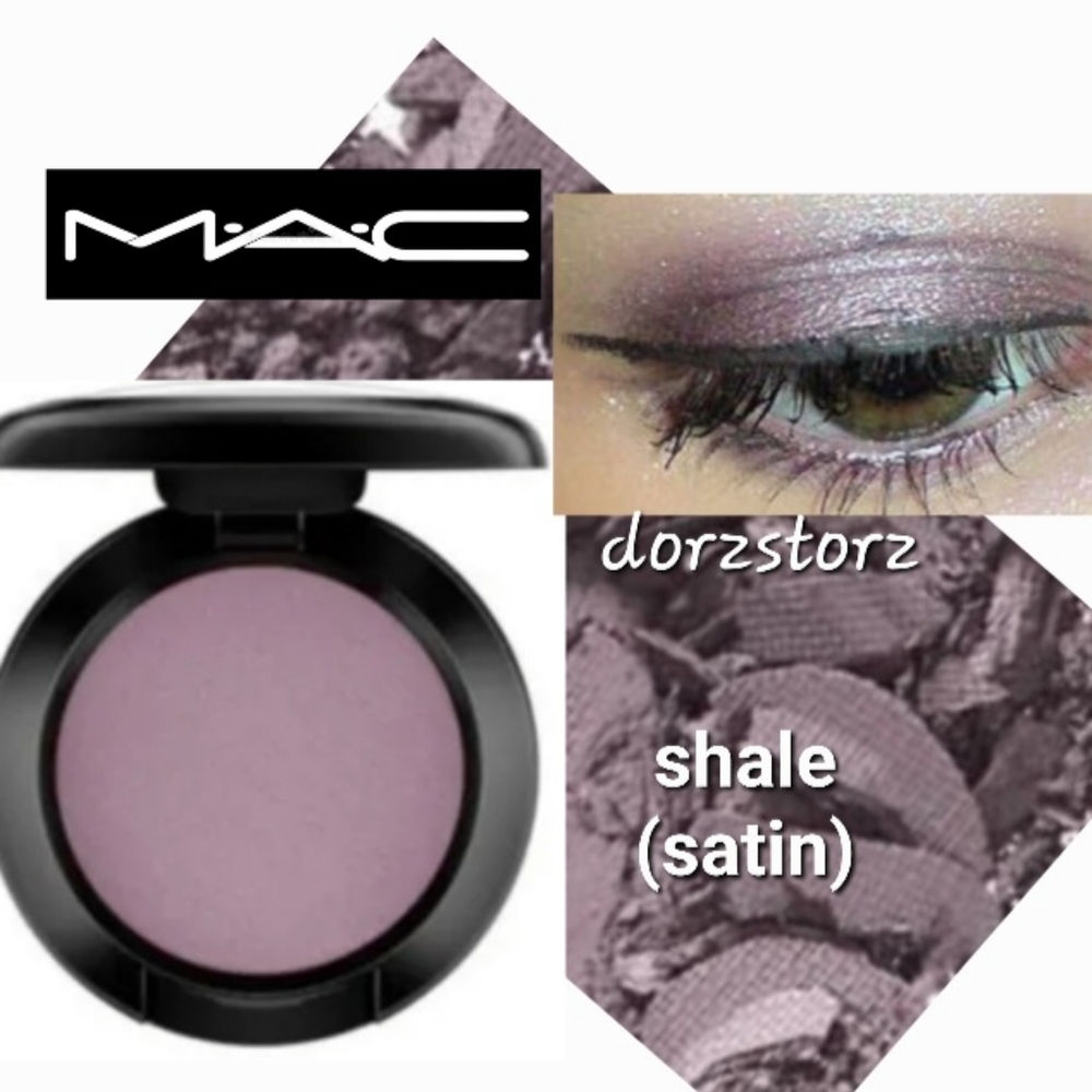 MAC Eye Shadow • SHALE • Satin • Mauve Plum • Full Size .05 oz • NIB • RARE